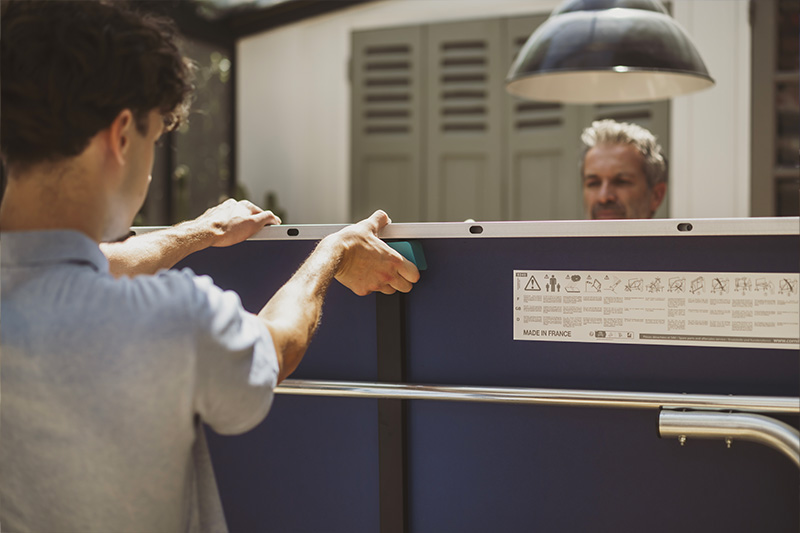 systeme de verrouillage table de ping Cornilleau  300 indoor